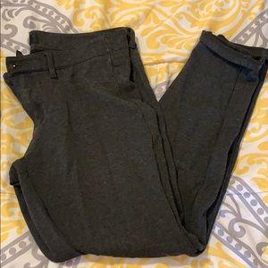 stretch charcoal leggings